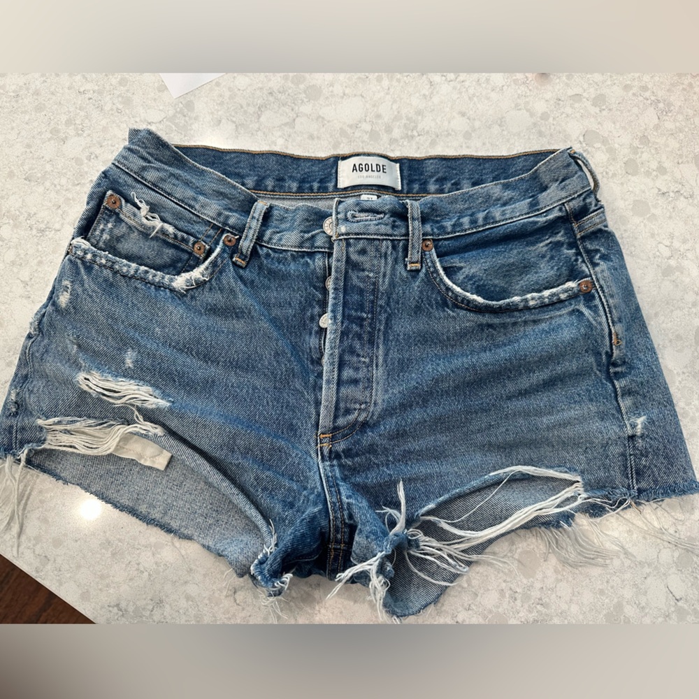 Agolde Parker cutoff shorts